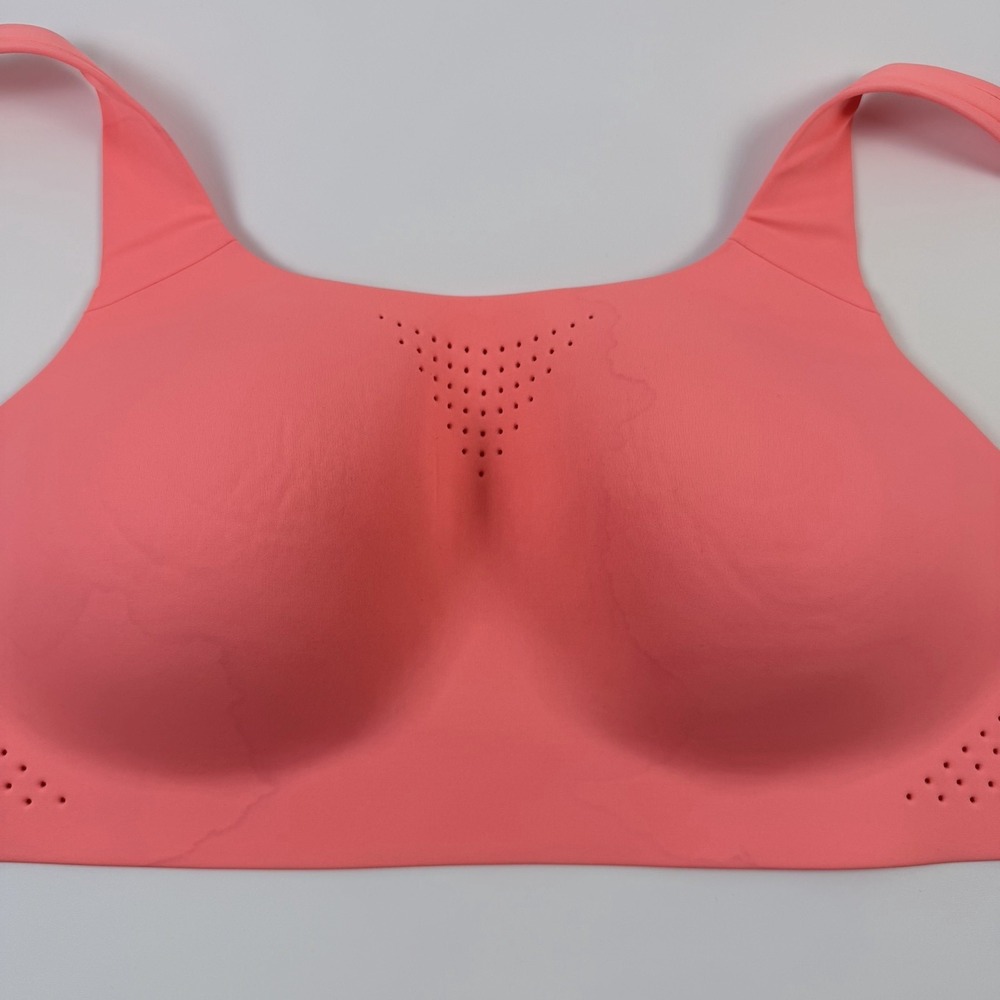 Victoria's Secret Featherweight Max High Impact Sports Bra Peach Coral 36DD READ